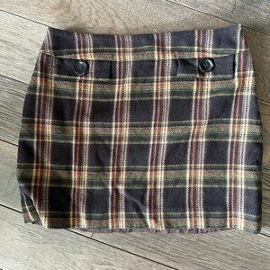 Michael Kors Tweed Mini Skirt (Wool, Lined)